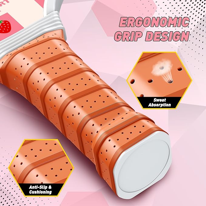 Pickleball Paddles Set of 2/4, USAPA Approved Lightweight Fiberglass Pickleball Set with 4 Pickleballs, 1 Pickleball Sling Bag, Pickleball Gifts for Women Men Beginners & Professional