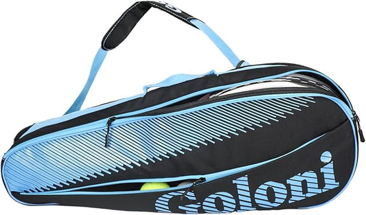 Goloni | 3 Racquet Tennis Bag, for Professional or Beginner Tennis Players, Rackets Cover Bag with Protective Pad & Lightweight | Unisex Design for Men, Women, Youth and Adults