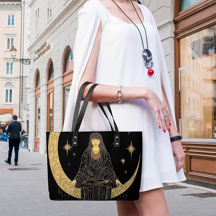 Big Shoulder Commuter Bag Work Tote Bag Handbag With Zipper For Women And Men