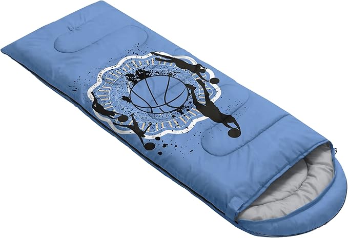 QOOMO Camping Sleeping Bags,3 Season Warm & Cool Weather,Lightweight,Waterproof Sleeping Bags for Adults & Kids,Traveling,and Outdoors,Camping Gear Equipment