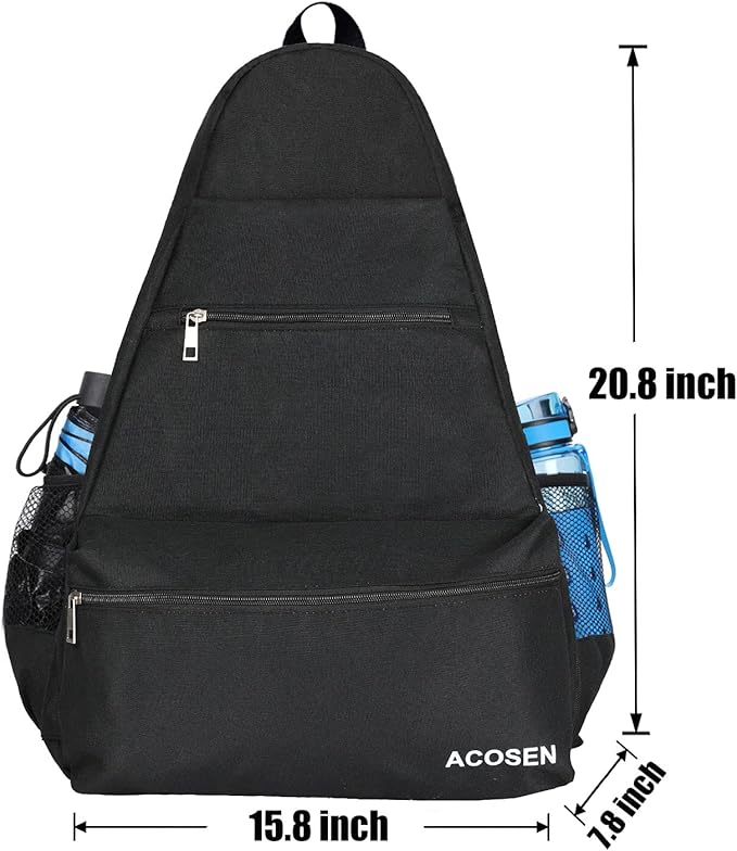 ACOSEN Tennis Bag Tennis Backpack - Large Tennis Bags for Women and Men to Hold Tennis Racket,Pickleball Paddles, Badminton Racquet, Squash Racquet,Balls and Other Accessories