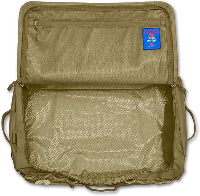 Baboon to the Moon Go-Bag Big Duffle Bag - Detachable Straps, Stylish, Compact, Large Travel Bag Lightweight, Durable, Water-Resistant for Men and Women (Crocodile)