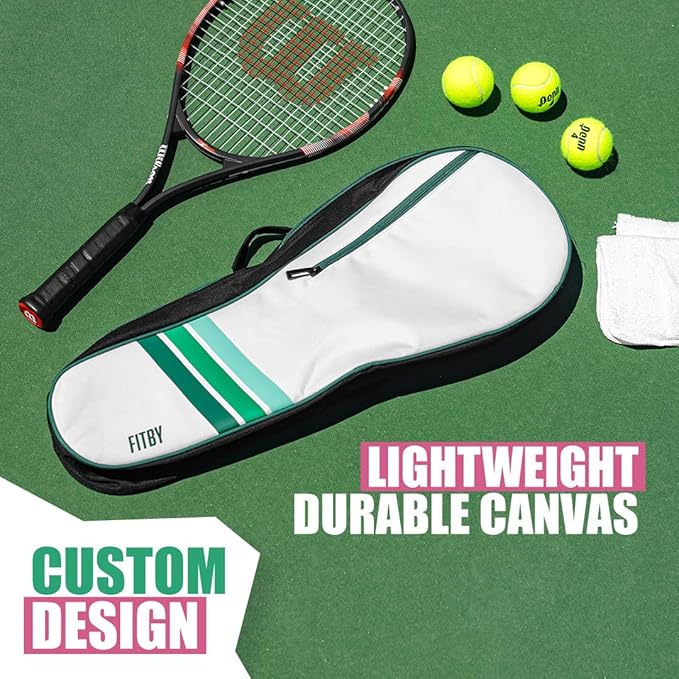 Durable Tennis Bag - Lightweight Racket Bag for Men, Women & Professionals - Roomy Interior
