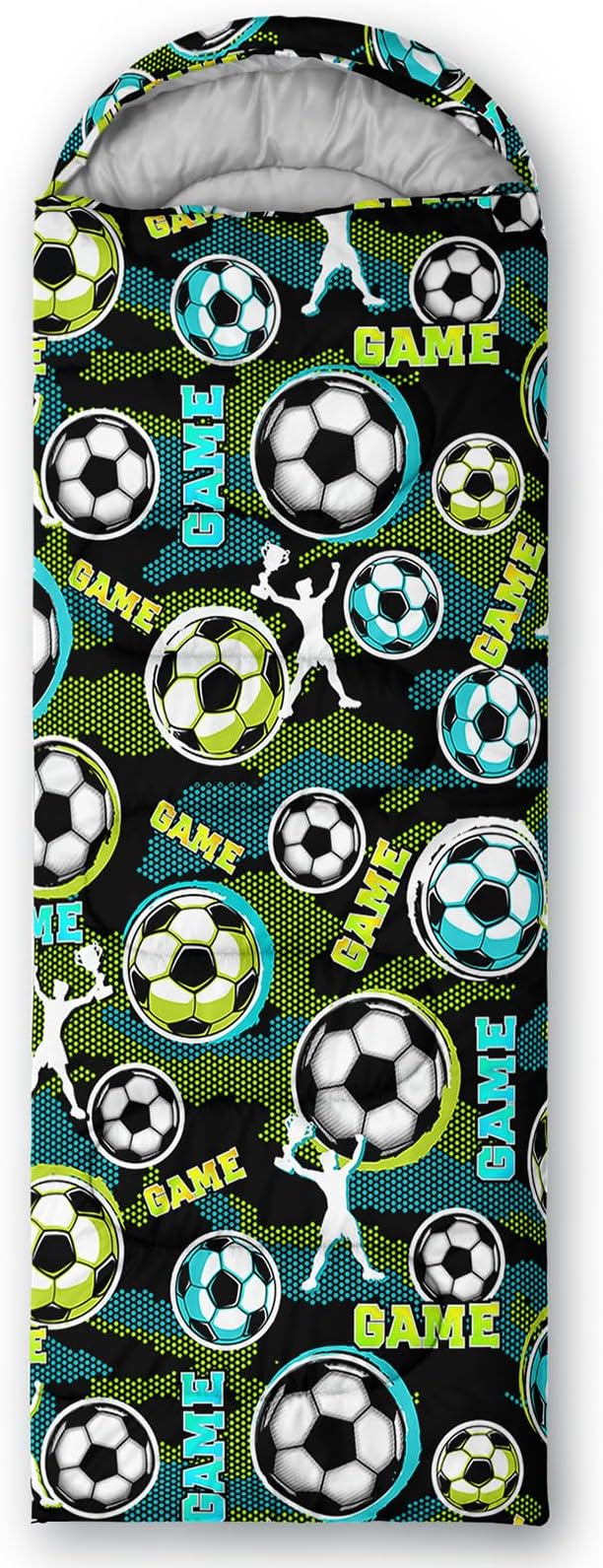 QOOMO Camping Sleeping Bags,3 Season Warm & Cool Weather,Lightweight,Waterproof Sleeping Bags for Adults & Kids,Traveling,and Outdoors,Camping Gear Equipment