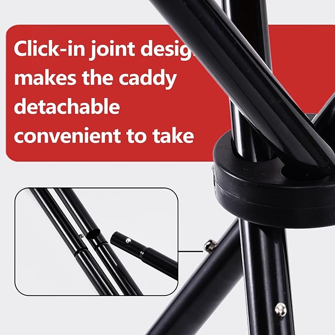 Baseball Softball Ball Caddy Portable Batting Practice Baseball Bat Bags | Use During Training and Drills | Save Your Back No More Bending | Holds up to 60 Baseballs | Instant Setup