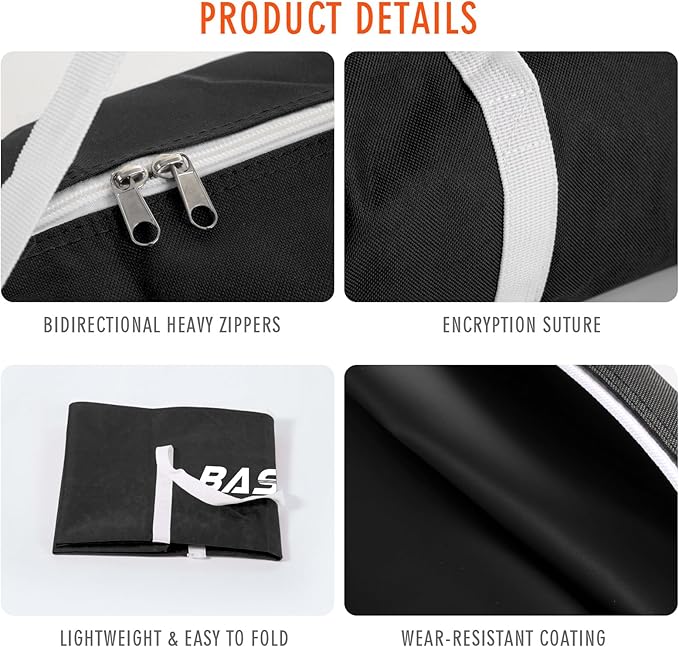 Baseball Softball Net Replacement Bag,Thickened, Wear-Resistant, Waterproof,Fits 7ft x 7ft Baseball Practice Net Systems