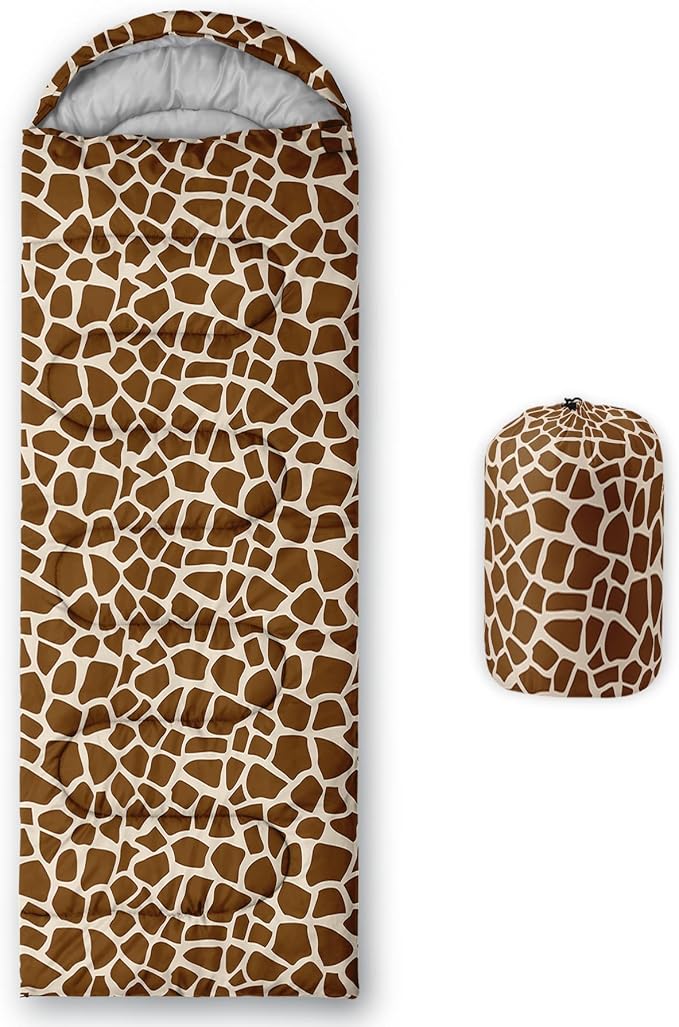 QOOMO Camping Sleeping Bags,3 Season Warm & Cool Weather,Lightweight,Waterproof Sleeping Bags for Adults & Kids,Traveling,and Outdoors,Camping Gear Equipment