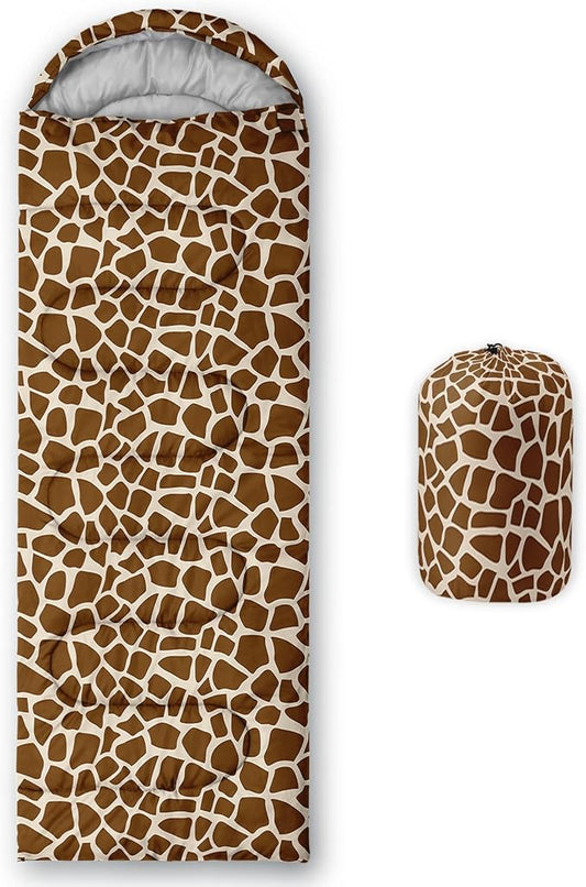 QOOMO Camping Sleeping Bags,3 Season Warm & Cool Weather,Lightweight,Waterproof Sleeping Bags for Adults & Kids,Traveling,and Outdoors,Camping Gear Equipment