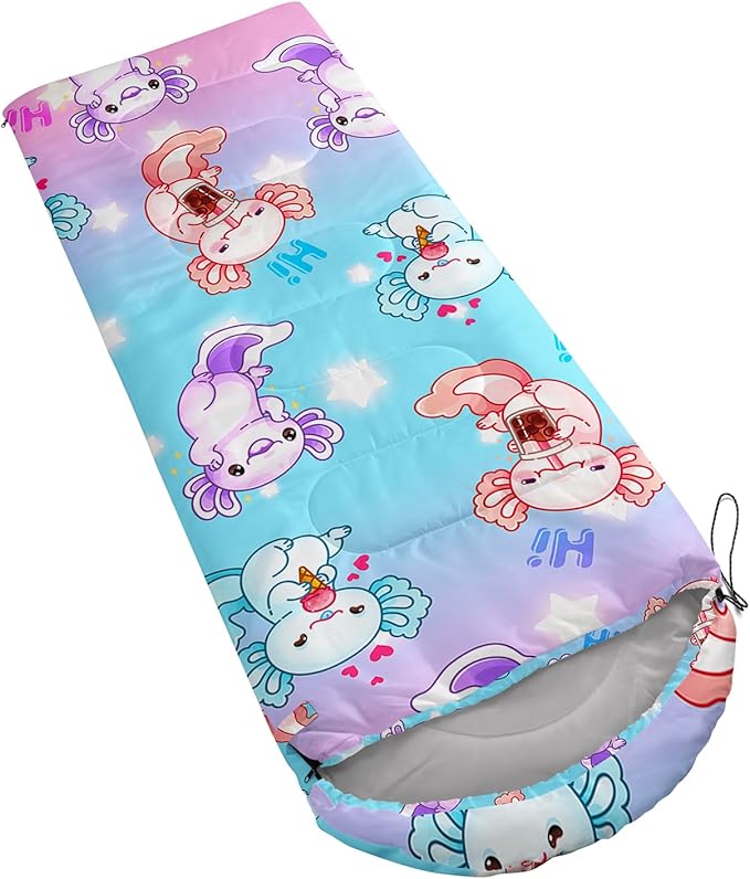 QOOMO Camping Sleeping Bags,3 Season Warm & Cool Weather,Lightweight,Waterproof Sleeping Bags for Adults & Kids,Traveling,and Outdoors,Camping Gear Equipment