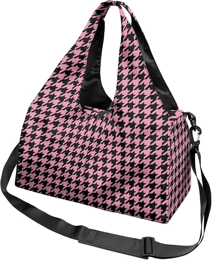 ZCFYGDX Yoga Gym Bag with Removable Adjustable Shoulder Strap, Shoe Compartment & Top Yoga Mat Holder 17.72x8.66x9.84in