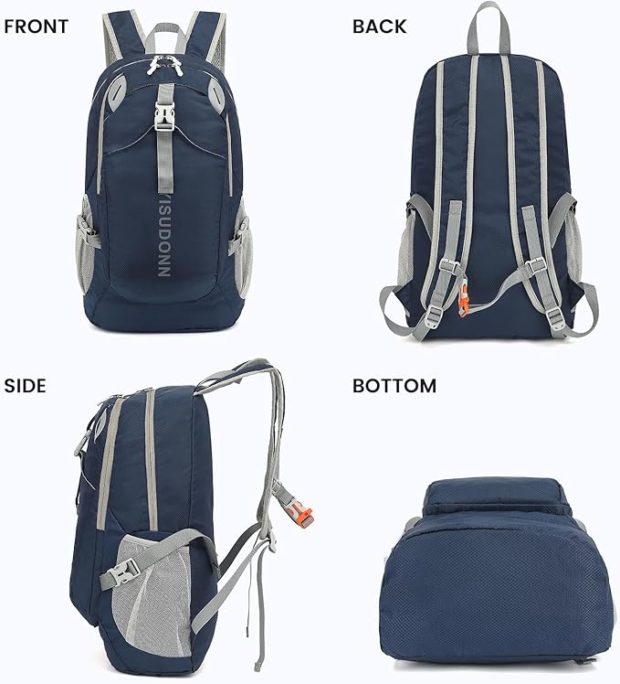 YISUDONN Hiking Backpack, 30L Lightweight Camping Water Resistant Large Hiking Bag Outdoor Travel Daypack for Men Wome