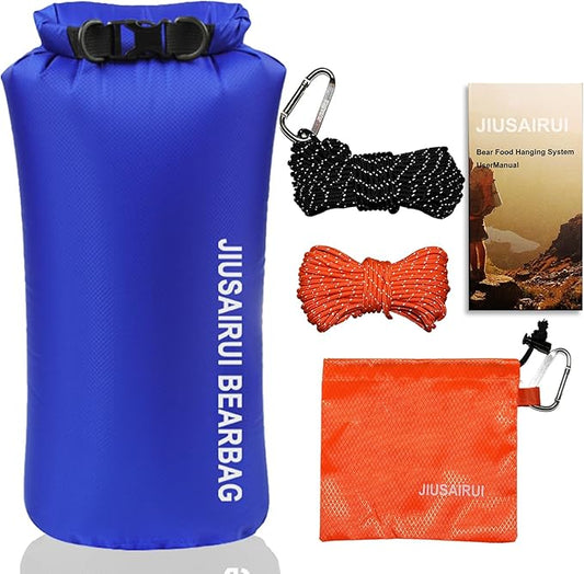 7.8Oz Ultralight Bear Bag Hanging Kit: 30D Waterproof Bear Proof Food Storage for Backpacking and Camping Alternative to Bear Canister