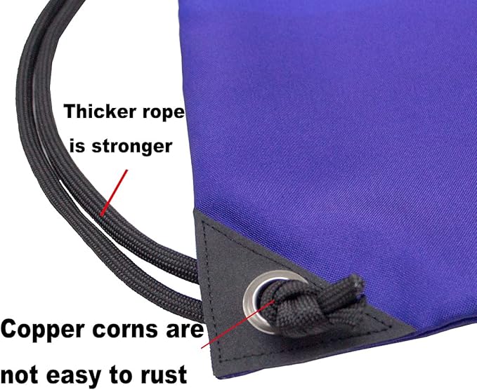 HOLYLUCK Drawstring Backpack Bag Sport Gym Sackpack