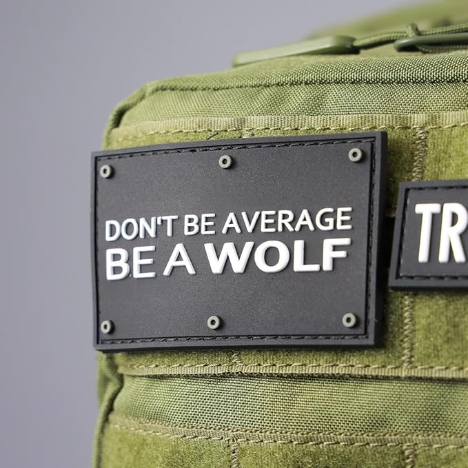 WOLFpak 35L Athletic Gym Backpack - Durable 1000D Waterproof Oxford Material with MOLLE Webbing, Laptop Pocket & Dual Cup Holders, Durable Fitness/Travel/Military Daypack (OD Green)