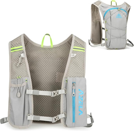 Azarxis Running Water Bottles Flask BPA Free Leakproof Hydration Vest Packs Waist Belt Replacement for Triathlon Marathon Hiking Cycling Climbing Runner