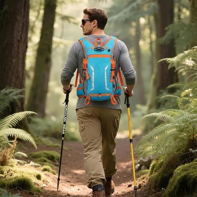 12L Hydration Backpack for Men Women,Lightweight Hydration Pack with 2L Water Bladder, Water Backpack for Cycling,Hiking,Rave,Biking and Running Outdoor Activities