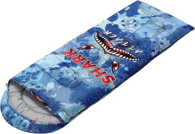 Sleeping Bags for Adults and Kids Camping Sleeping Bags for Girls and Boys Lightweight Waterproof Cold/Warm 3-Season Outdoor Travel with Compression Bags