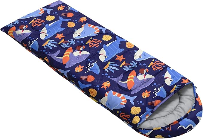 QOOMO Camping Sleeping Bags,3 Season Warm & Cool Weather,Lightweight,Waterproof Sleeping Bags for Adults & Kids,Traveling,and Outdoors,Camping Gear Equipment