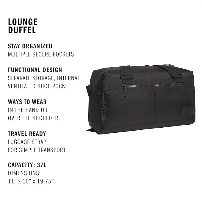adidas Lounge Duffel Bag – Premium Duffle for Travel & Everyday