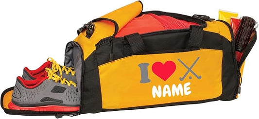 Personalized Lacrosse Bag: Premium Field Hockey Duffel, Convenient Field Hockey Bag, Sturdy Field Hockey Case for Sports Enthusiasts