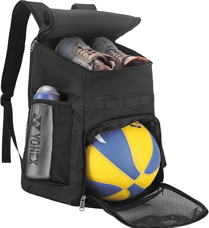 Basketball Backpack Large Sports Bag for Men&Youth,Gym Bag with Separate Ball & Shoes Compartment,Travel Bag for Basketball,Soccer,Volleyball