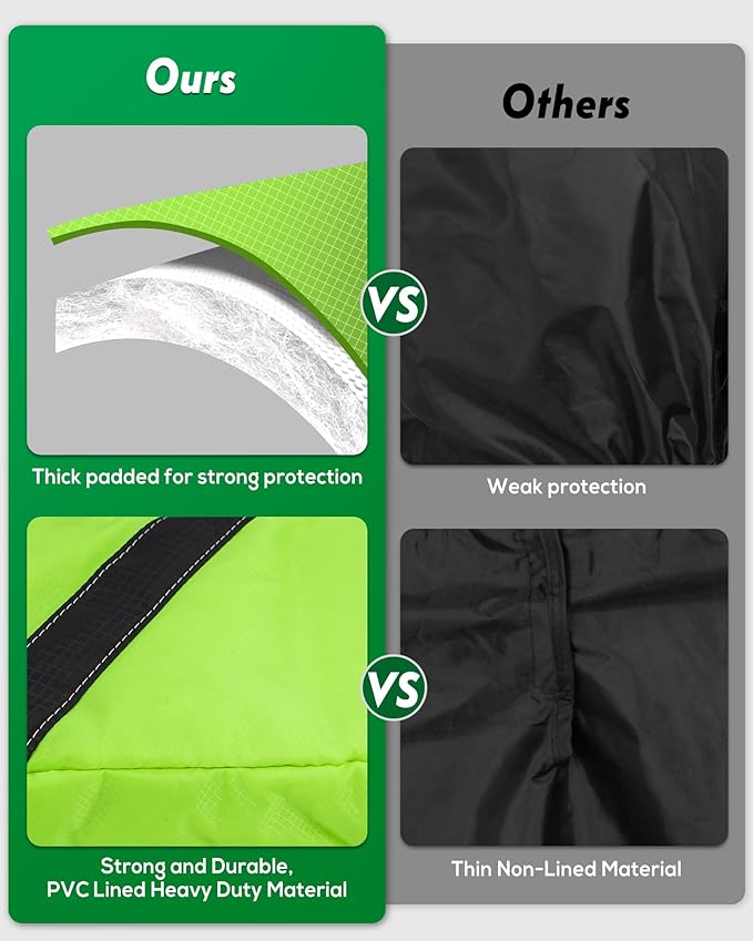 Big Teeth Golf Sunday Bag, Small Golf Bag Lightweight, Par 3 Golf Bag for A Few Clubs Driving Range, Practice with Carry Shoulder Strap Foldable Multi-Colour