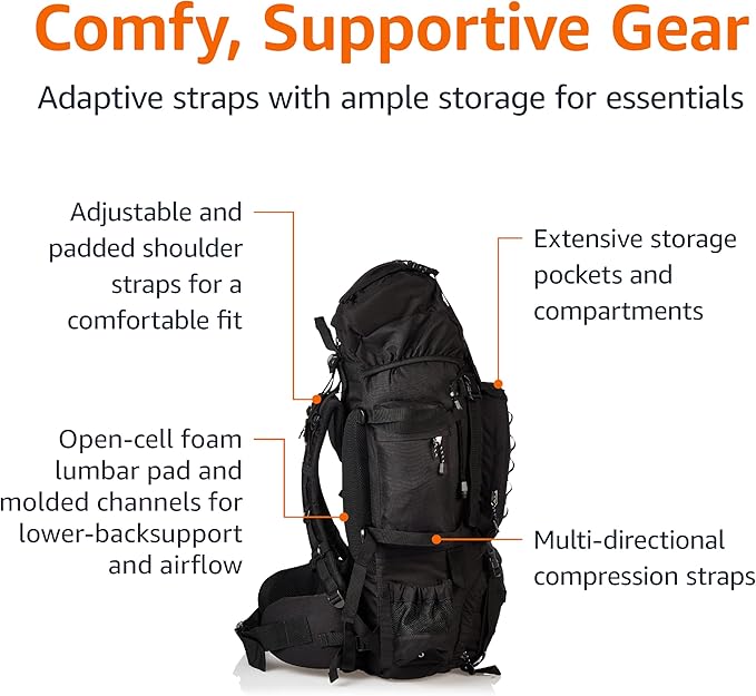 Amazon Basics Internal Frame Backpack