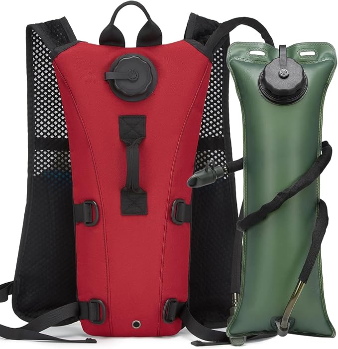 ATBP Running Hydration Vest Pack Tactical 3L Water Bladder Backpack Bag for Cycling Marathon Hiking Daypack Men & Women