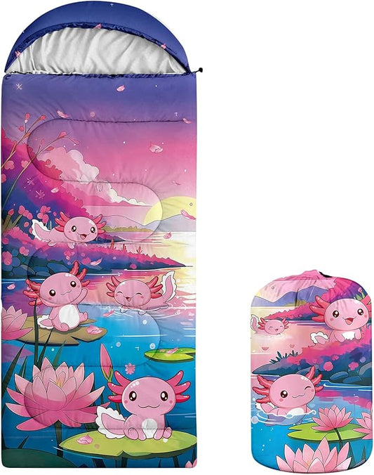 Camping Sleeping Bags, Lightweight Waterproof Sleeping Bag and Compact with Compression Sack for Outdoor