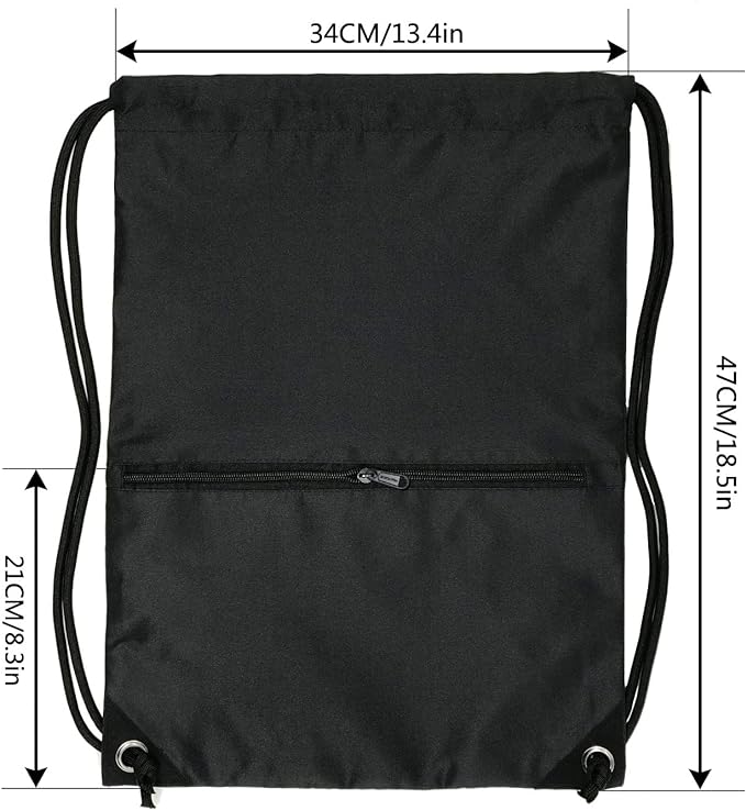 HOLYLUCK Drawstring Backpack Bag Sport Gym Sackpack