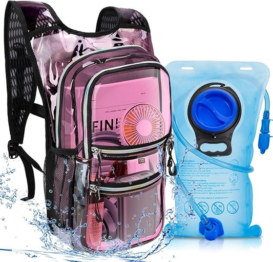 CITCAR Hydration Pack, Water Backpack with 3L Hydration Bladder Lightweight Insulation, Festival Essential, Rave Hydration Backpack, Hydropack Backpack for Rave, Hiking, Biking, Festival Gear