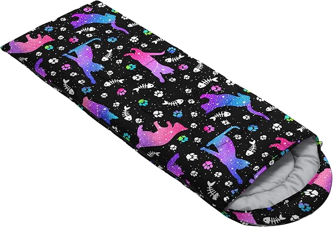 QOOMO Camping Sleeping Bags,3 Season Warm & Cool Weather,Lightweight,Waterproof Sleeping Bags for Adults & Kids,Traveling,and Outdoors,Camping Gear Equipment