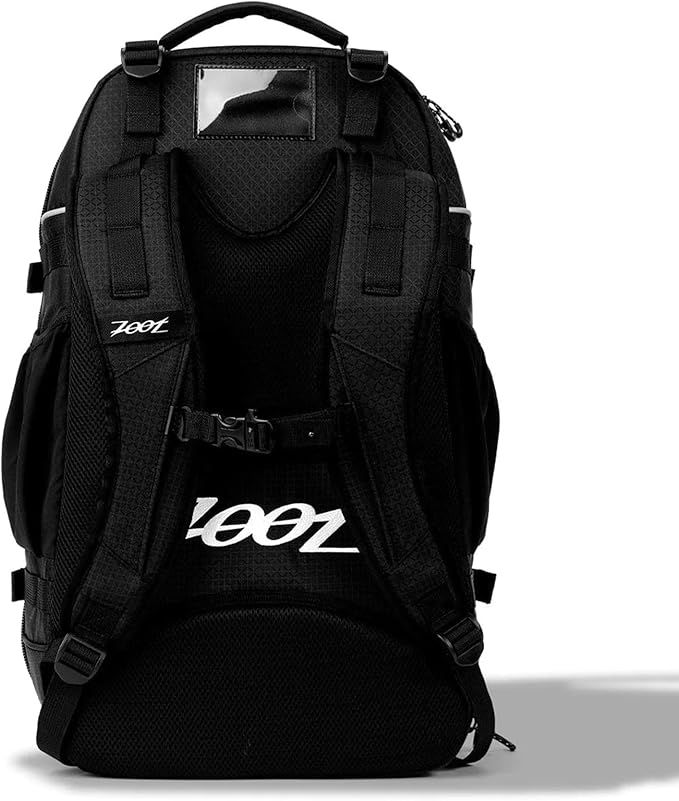 Zoot Ultra Tri Bag, Triathlon Transition Backpack with Wet Storage for Men & Women Athletes, Race Day, Travel & Train, Black