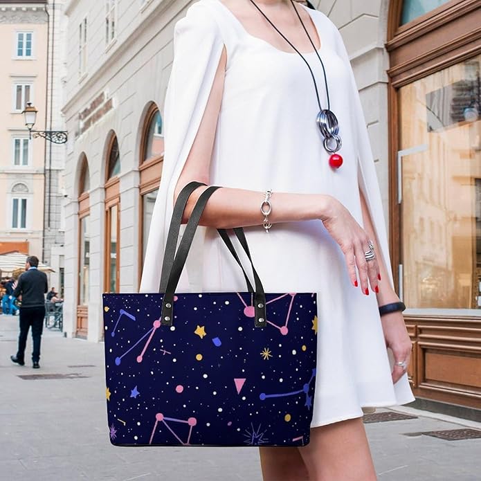 Big Shoulder Commuter Bag Work Tote Bag Handbag With Zipper For Women And Men