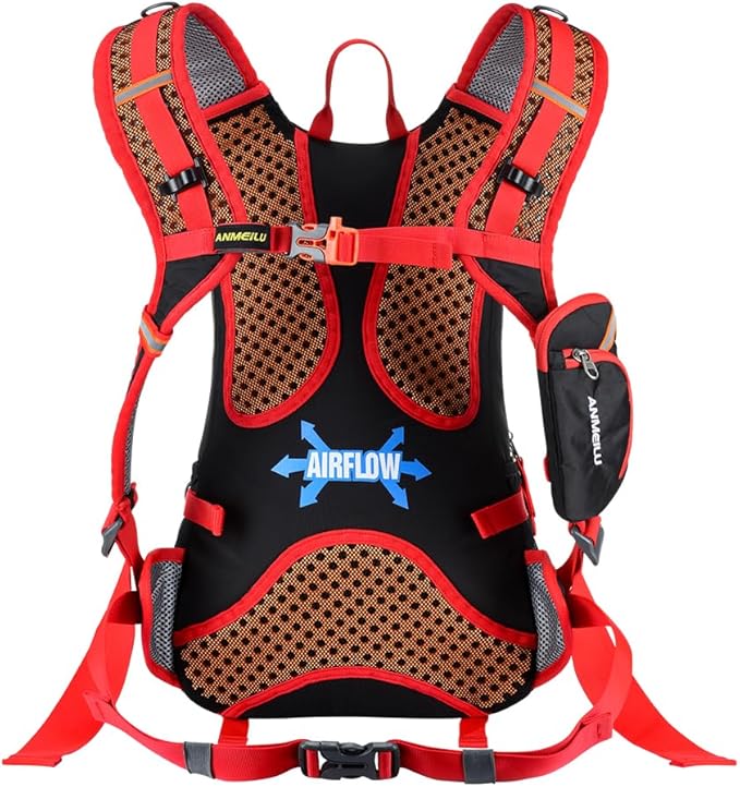 ANMEILU Outdoor Cycling Backpack, 18L, Black