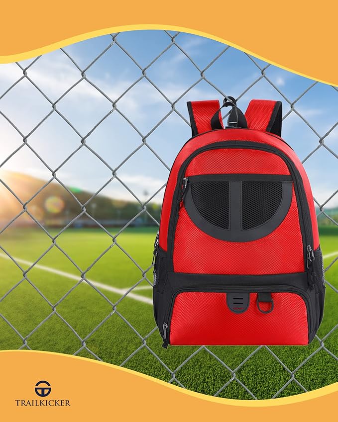 Basketball Bag Backpack for Men Women with Ball & Shoes Compartment 30L Capacity Lightweight Breathable Boys Girls Soccer Ball Bag Backpack Fit Volleyball Football Sports Travel School Gym