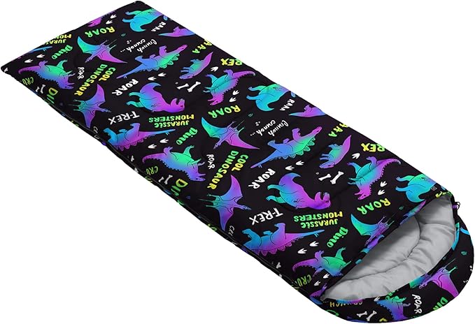 QOOMO Camping Sleeping Bags,3 Season Warm & Cool Weather,Lightweight,Waterproof Sleeping Bags for Adults & Kids,Traveling,and Outdoors,Camping Gear Equipment