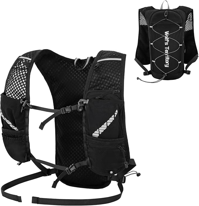 Azarxis Hiking Hydration Pack 5L Running Backpack Daypack Vest with 2L Water Bladder for Women Men Cycling Biking Trail Race