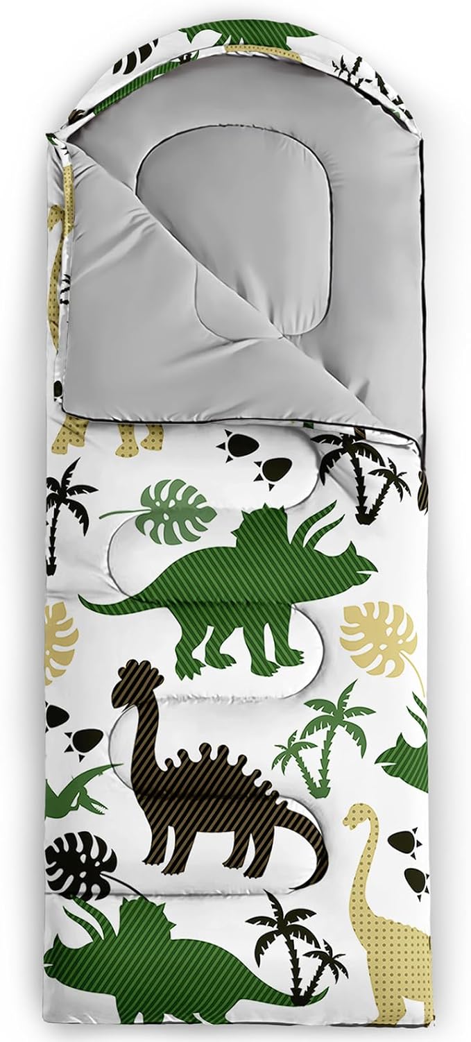 QOOMO Camping Sleeping Bags,3 Season Warm & Cool Weather,Lightweight,Waterproof Sleeping Bags for Adults & Kids,Traveling,and Outdoors,Camping Gear Equipment