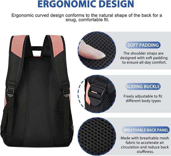 LARIPOP Soccer Backpack,Soccer Bag with Ball Holder and Shoe Compartment,Sports Equipment Training Bags Fits Basketball