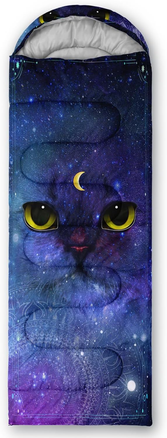 Sleeping Bags for Adults and Kids Camping Sleeping Bags for Girls and Boys Lightweight Waterproof Cold/Warm 3-Season Outdoor Travel with Compression Bags