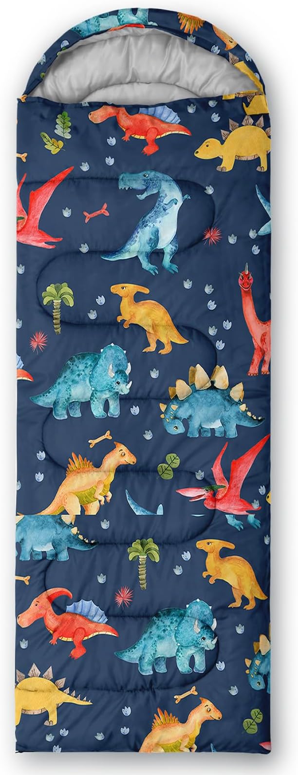 QOOMO Camping Sleeping Bags,3 Season Warm & Cool Weather,Lightweight,Waterproof Sleeping Bags for Adults & Kids,Traveling,and Outdoors,Camping Gear Equipment