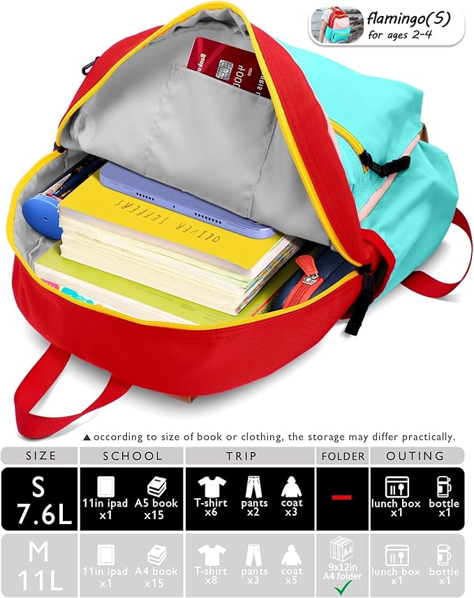 atgark Preschool Toddler Backpack For Boys Girls, School Mini & Travel, Small Kids Child Backpacks, Kindergarten Elementary bag, 11.6" H