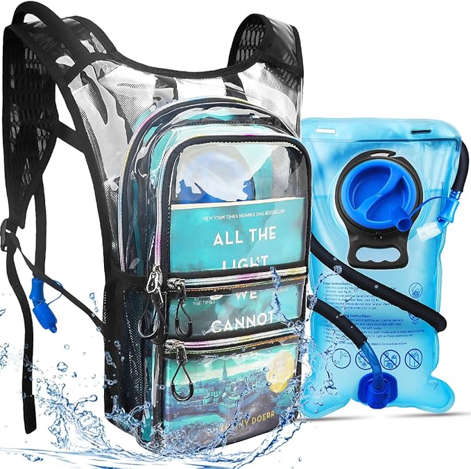 CITCAR Hydration Pack, Water Backpack with 3L Hydration Bladder Lightweight Insulation, Festival Essential, Rave Hydration Backpack, Hydropack Backpack for Rave, Hiking, Biking, Festival Gear
