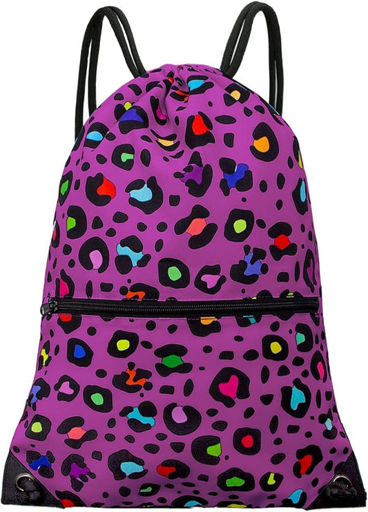 HOLYLUCK Drawstring Backpack Bag Sport Gym Sackpack