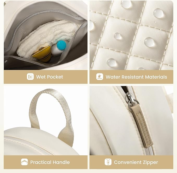 Sucipi Pickleball Bags for Women Lightweight Crossbody and Stylish Quilted Pickleball Paddle Sling Bag Backpack