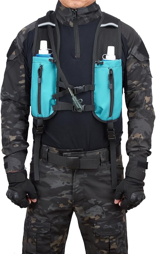 ATBP Insulated Hydration Pack Hiking Water Backpack Running Vest with 3L TPU Bladder Bag for Marathon Cycling Men