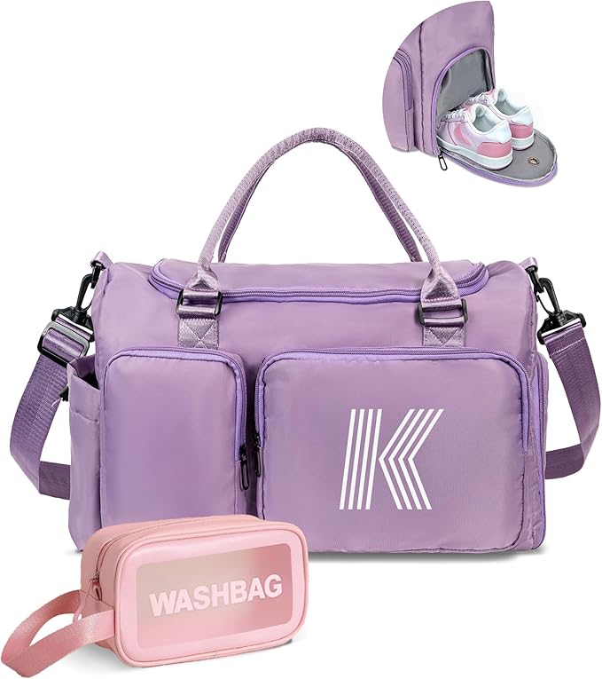 Birthday Gifts for Women Gym Bag: Personalized Weekender bags, Dance Cheer Sports Bag for Girl, Kid Gymnastics Bags, Spa Gifts for Women Girls Teens, stocking stuffers for kids