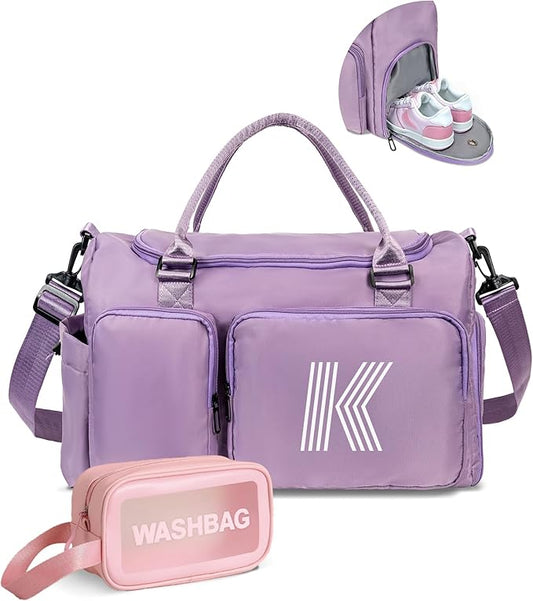 Birthday Gifts for Women Gym Bag: Personalized Weekender bags, Dance Cheer Sports Bag for Girl, Kid Gymnastics Bags, Spa Gifts for Women Girls Teens, stocking stuffers for kids