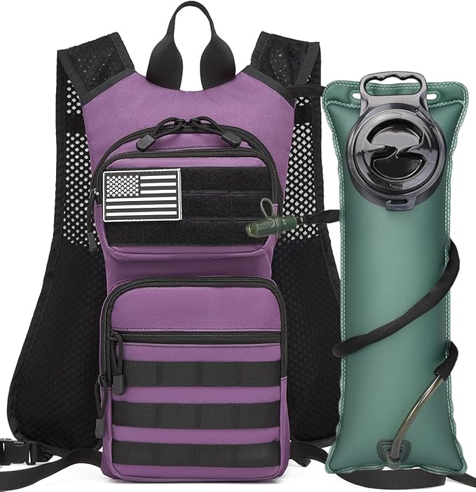 ATBP Insulated Hydration Pack Hiking Water Backpack Running Vest with 3L TPU Bladder Bag for Marathon Cycling Men